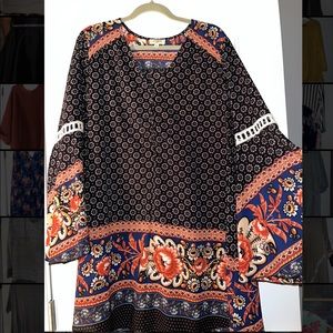 Umgee patterned dress. Great condition.